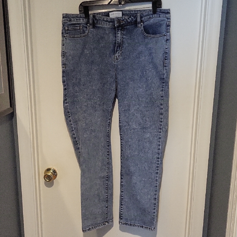 Lane Bryant Vintage Wash Straight Leg Jeans